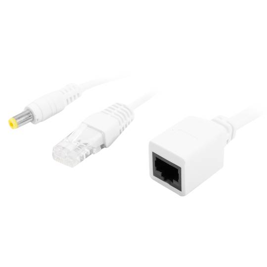 Lanberg AD-POE-0015-W 15 cm zestaw pasywnego adaptera wtryskiwacza POE UTP