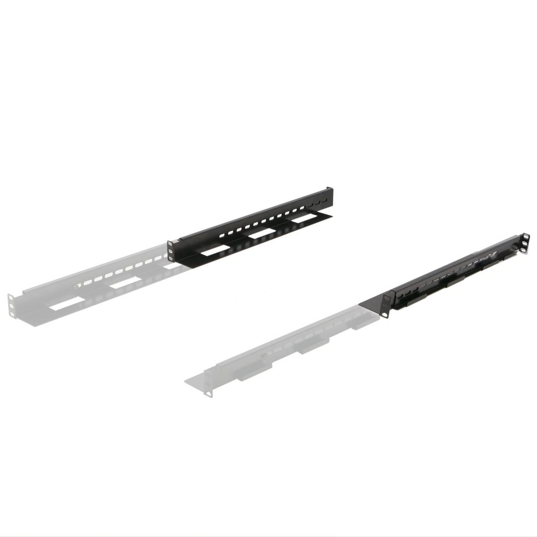Adjustable back side guides 500mm up to 930mm for rack 19