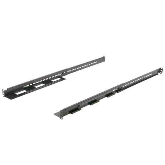 Adjustable back side guides 500mm up to 930mm for rack 19