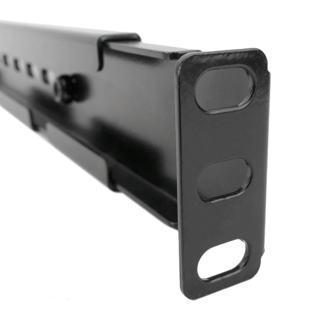 Adjustable back side guides 500mm up to 930mm for rack 19
