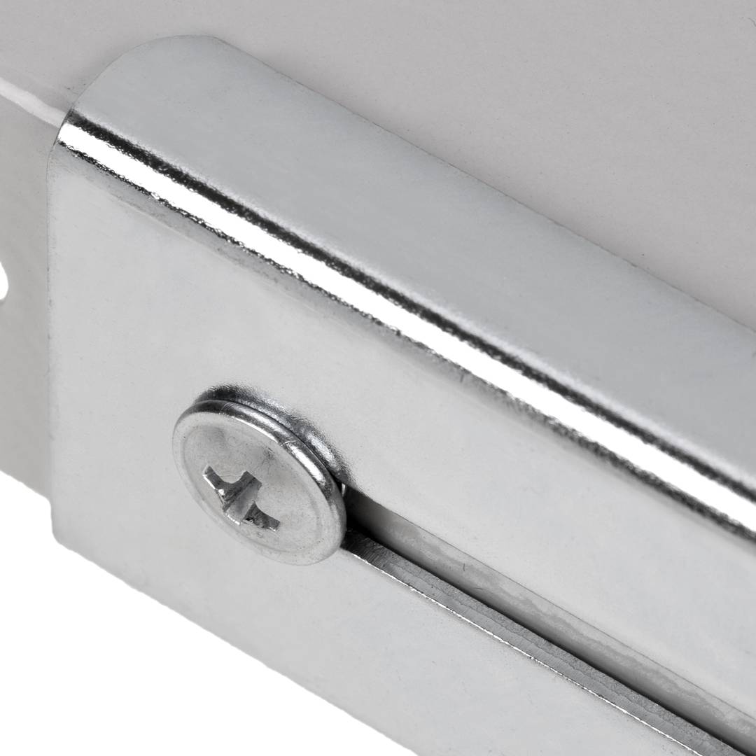 Adjustable fixed rack tray 1U 370mm white