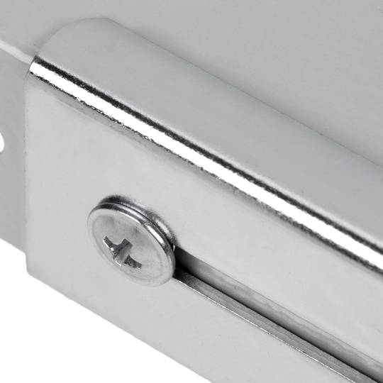 Adjustable fixed rack tray 1U 370mm white