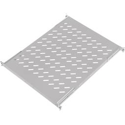 Plateau rack fixe réglable 1U 570mm blanc