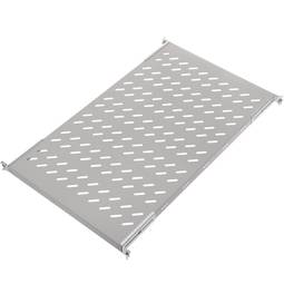 Regulowana taca do montażu na stałe 1U 770mm biała