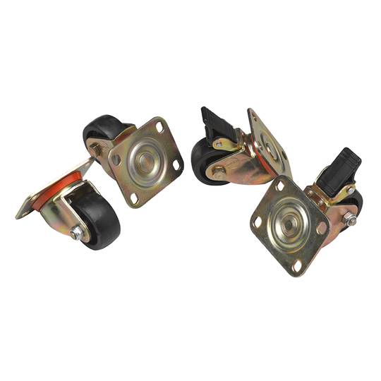 Rodes per a armaris Pack 4 per a Racks Mobirack