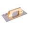 RUBI 30x15cm rectangular closed wooden handle steel trowel