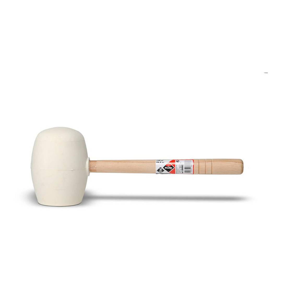 Maillet en caoutchouc blanc RUBI 750g