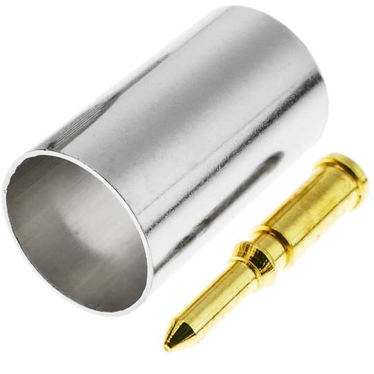 BNC mannelijke coaxkabelconnector (RG59)