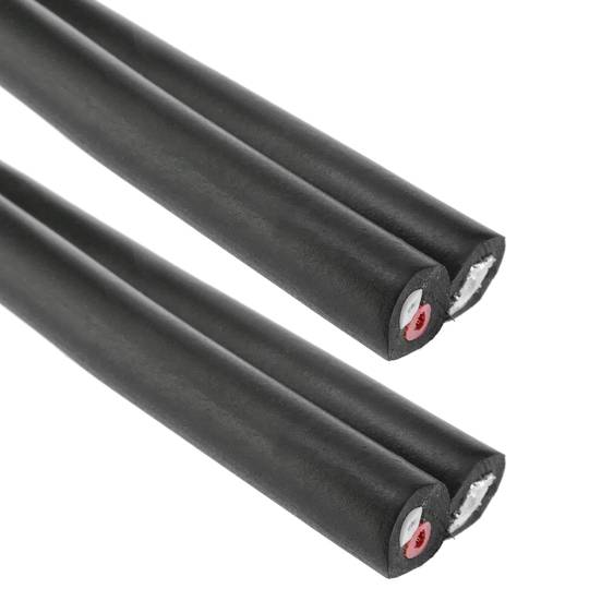 Koncentryczna cewka kabla RG59 i kabel elektryczny 2x0,5 mm2 100 m