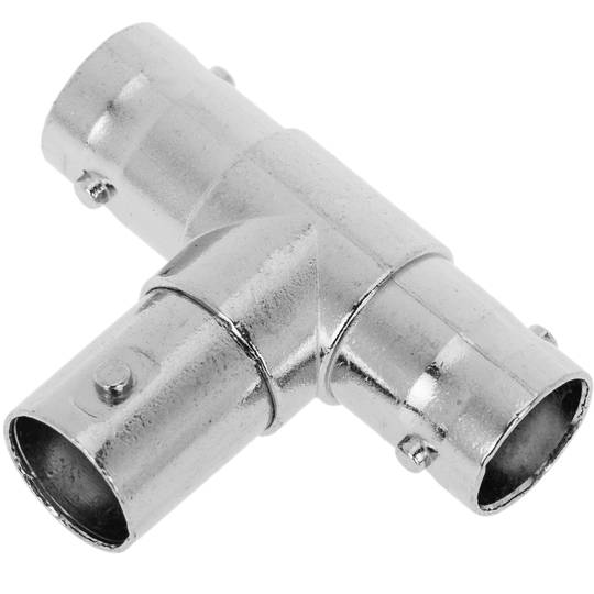 Triplo conector fêmea BNC coaxial RG58 cabo