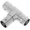 Triplo conector fêmea BNC coaxial RG58 cabo