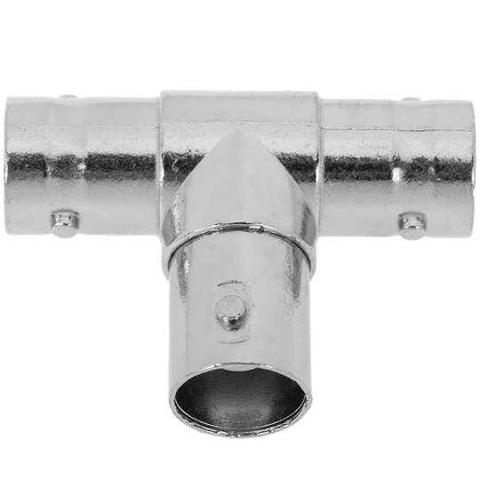 Triplo conector fêmea BNC coaxial RG58 cabo