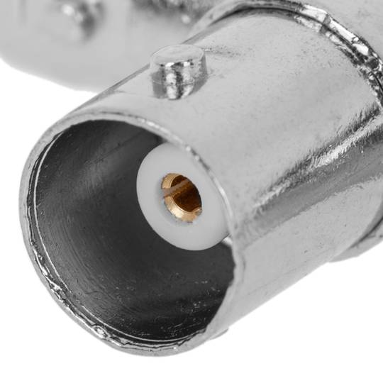 Triplo conector fêmea BNC coaxial RG58 cabo