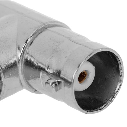 Triplo conector fêmea BNC coaxial RG58 cabo