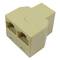 Réplicateur de 1 RJ45 Femelle vers 2 RJ45 femelle