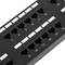 Panneau de brassage 48 RJ45 Cat.5e UTP 2U noir