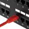 Panneau de brassage 48 RJ45 Cat.5e UTP 2U noir