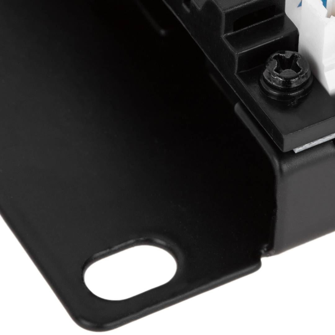 Patch panel 48 RJ45 Cat.6 UTP 2U nero