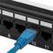 Patchfeld 24 Anschlüsse RJ45 Cat.6 UTP 1U mit Kamm