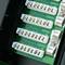 Patch panell de 24 RJ45 Cat.5e UTP 1U negre amb organitzador de cables per a armari rack