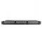 Patch panel 1U 24 RJ45 Cat.5e FTP black