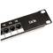 Panneau de brassage 1U 16 RJ45 UTP Cat.5e noir