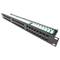 Patch panel de 48 RJ45 Cat.5e UTP 1U negro
