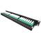 Patch panel de 48 RJ45 Cat.5e UTP 1U negro