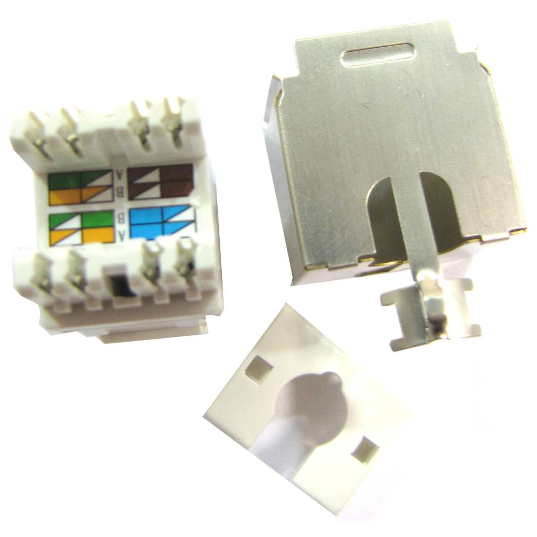 KeyStone RJ45 vrouwelijk naar TB110 Cat.5e FTP