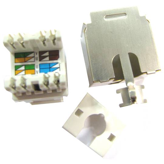 KeyStone RJ45 vrouwelijk naar TB110 Cat.5e FTP