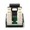 Keystone RJ45 hembra a TB110 Cat.5e UTP negra