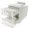 Keystone RJ45 hembra a TB110 Cat.5e UTP blanca