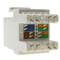 Keystone RJ45 hembra a TB110 Cat.5e UTP blanca