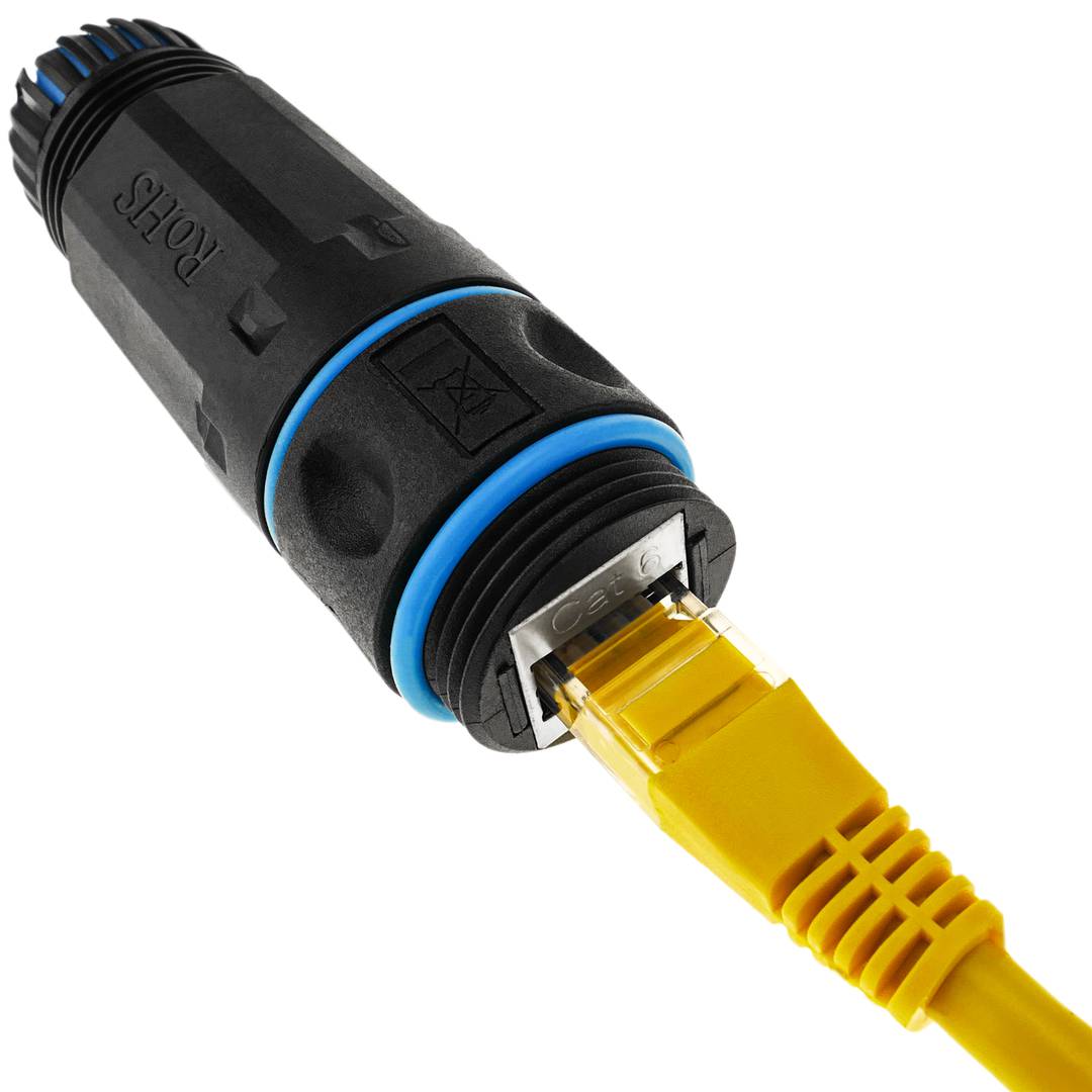 Coupleur Ethernet RJ45 Blindé Etanche IP67