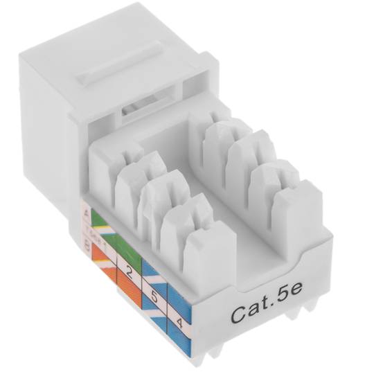 Keyston RJ45 female TB110 Cat. 5e UTP pack of 6 units