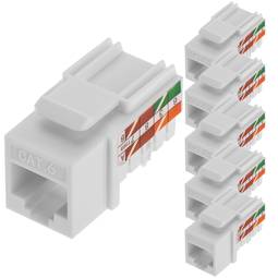 Keystone RJ45 femmina TB110 Cat. 6 UTP confezione da 6 unità