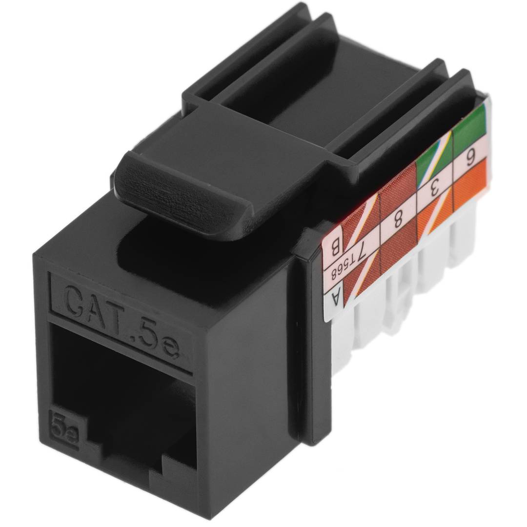 Keyston RJ45 fêmea TB110 Cat. 5e UTP pacote de 6 unidades