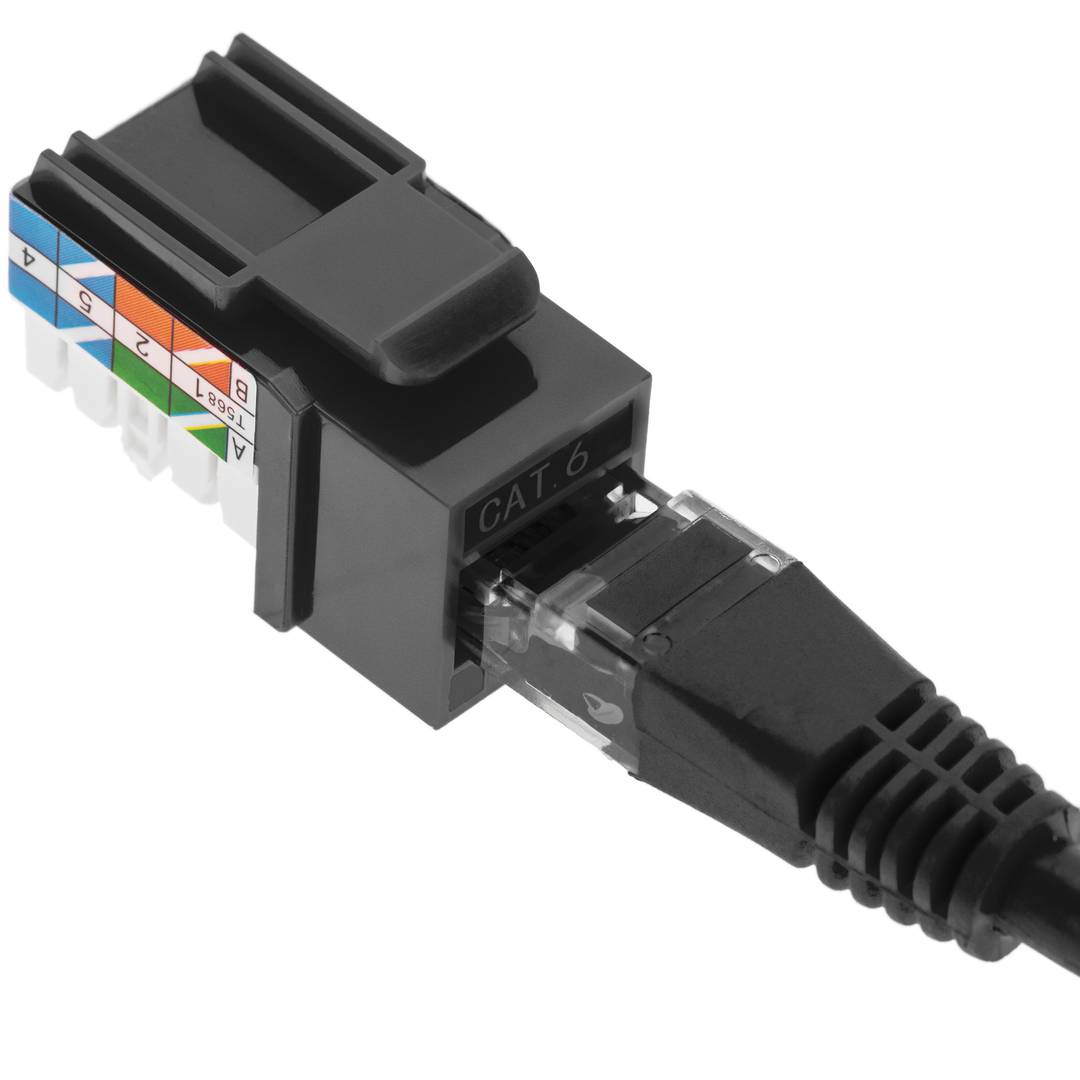 Gniazdo Keystone RJ45 TB110 Kat. 6 UTP, Opakowanie 6 Sztuk - Cablematic