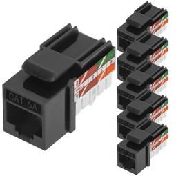 Keystone RJ45 femella TB110 Cat. 6A UTP pack de 6 unitats