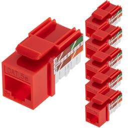 Keyston RJ45 żeńskie TB110 kat. 5e UTP, opakowanie 6 sztuk