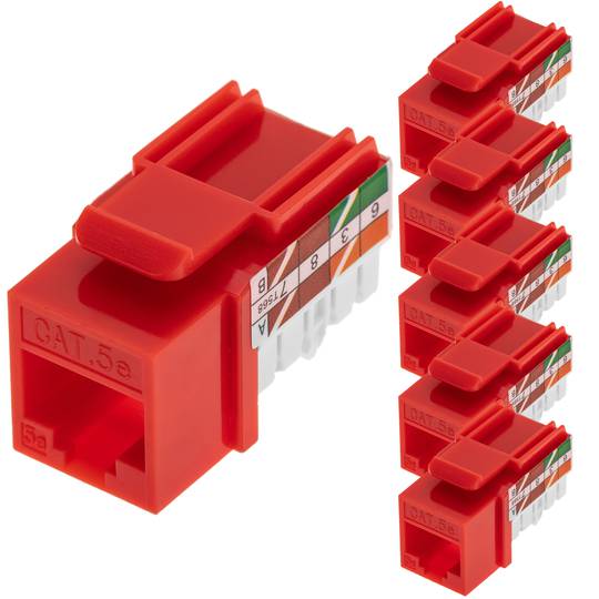 Keystone RJ45 hembra TB110 Cat. 5e UTP pack de 6 unidades