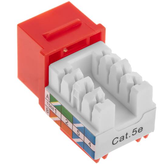 Keystone RJ45 femmina TB110 Cat. 6 UTP confezione da 6 unità