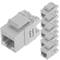 Keystone RJ45 femmina TB110 Cat. 6 UTP confezione da 6 unità