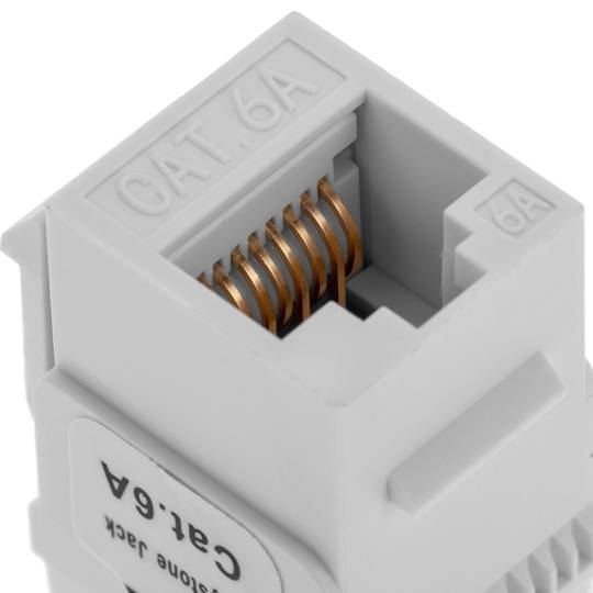 Keystone RJ45 Buchse TB110 Kat. 6a UTP Packung mit 6 Einheiten