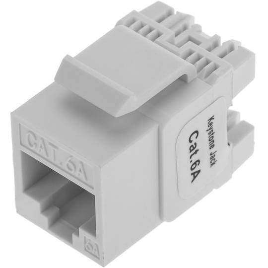 Keystone RJ45 femella TB110 Cat. 6a UTP pack de 6 unitats