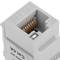 Keystone RJ45 female TB110 Cat. 6a UTP pack of 6 units with led.