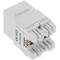 Keystone RJ45 female TB110 Cat. 6a UTP pack of 6 units with led.