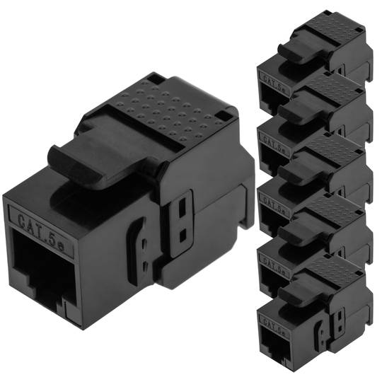 Keyston RJ45 female TB110 Cat. 5e UTP pack of 6 units - Cablematic