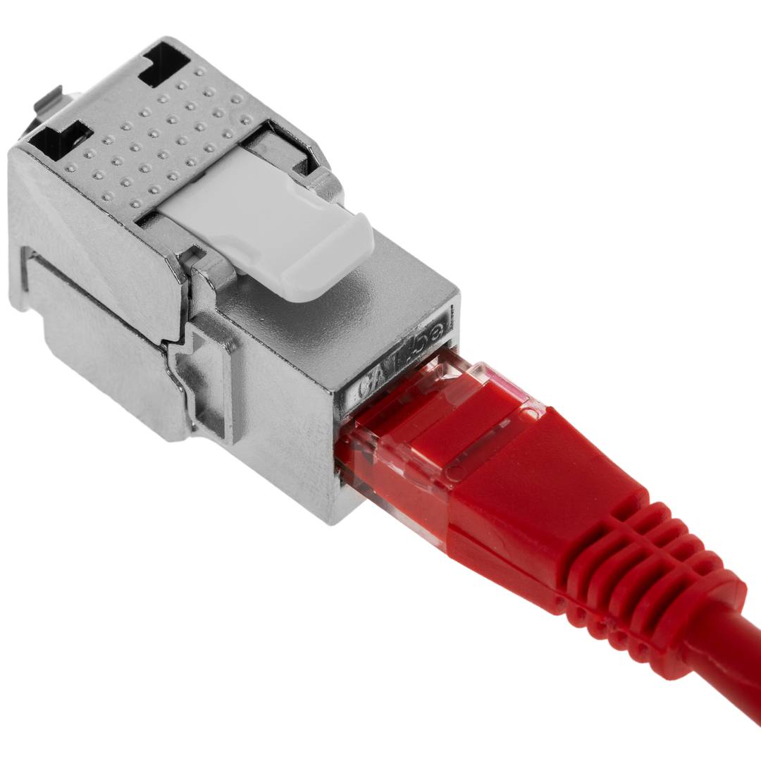 Keyston RJ45 fêmea TB110 Cat. 5e pacote FTP de 6 unidades