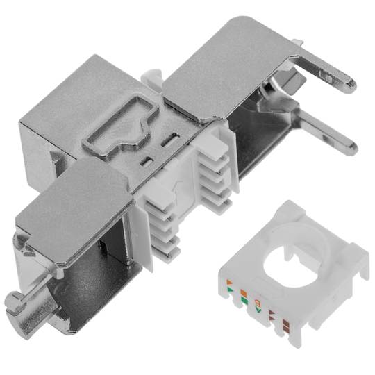 Keyston RJ45 fêmea TB110 Cat. 5e pacote FTP de 6 unidades